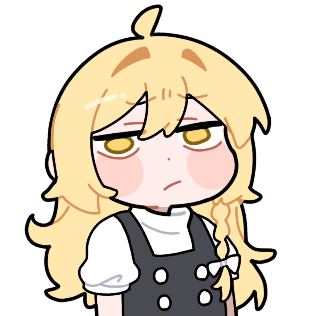 抗議する魔理沙_GIF_立ち絵