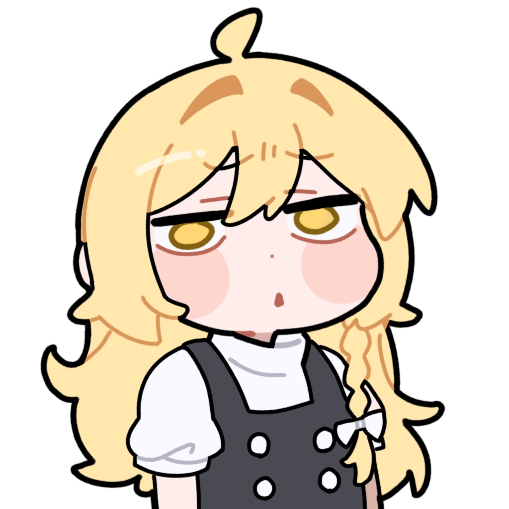 抗議する魔理沙_GIF_立ち絵