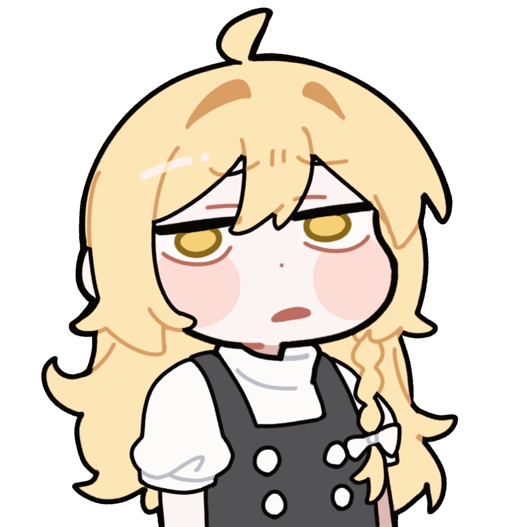 抗議する魔理沙_GIF_立ち絵