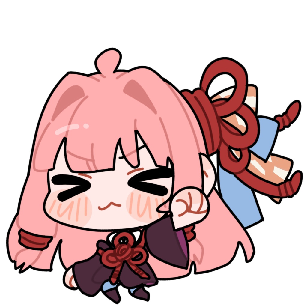 元気にジャンプする琴葉茜_GIF_立ち絵