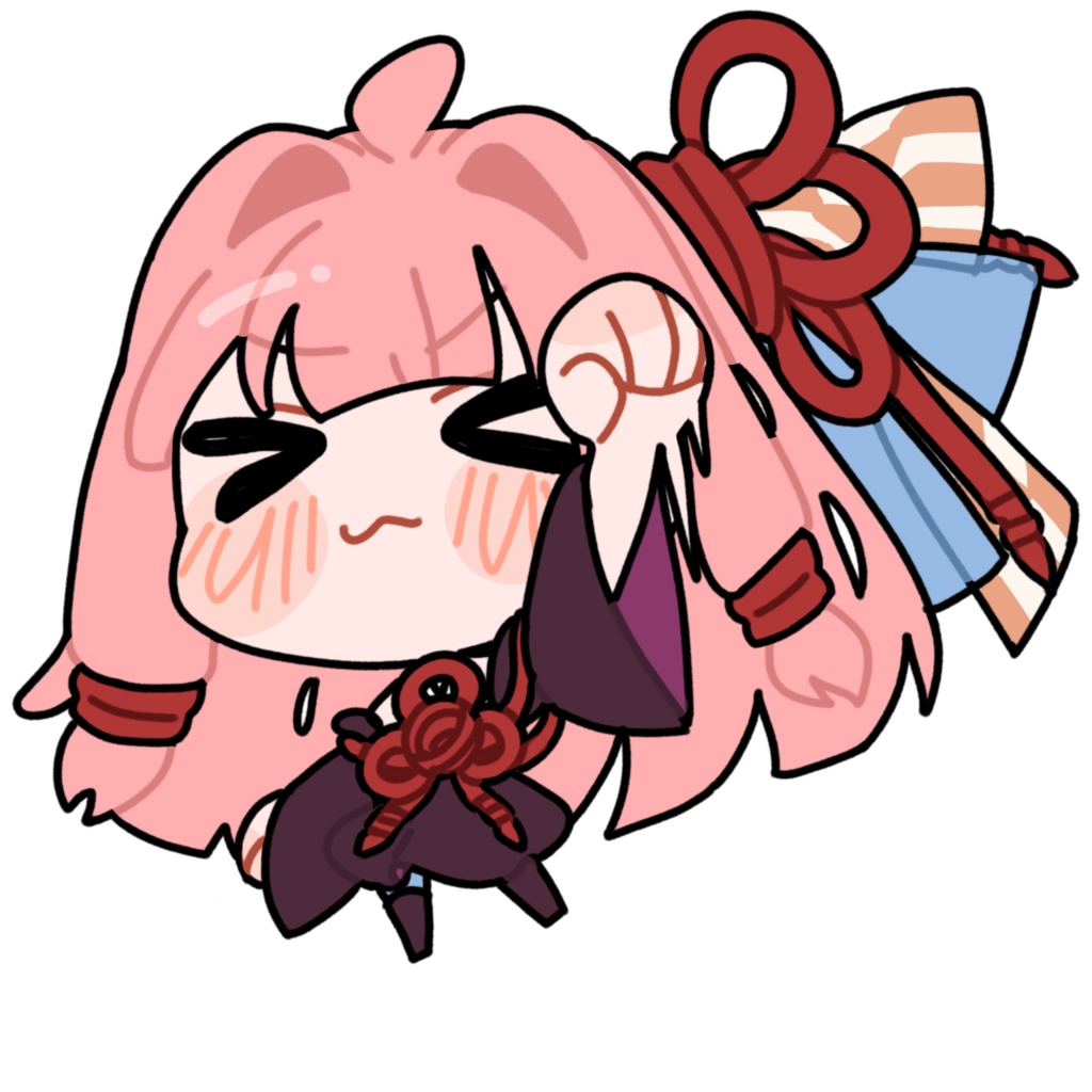元気にジャンプする琴葉茜_GIF_立ち絵