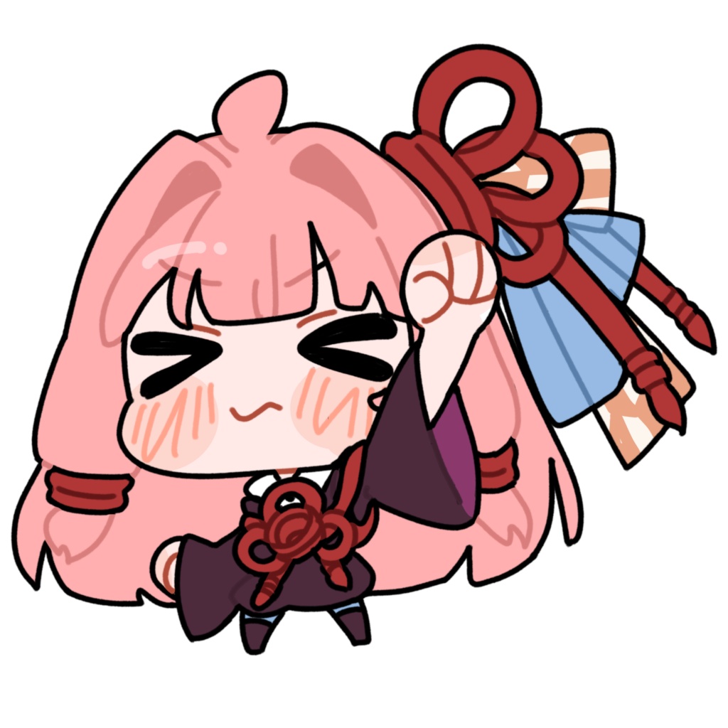 元気にジャンプする琴葉茜_GIF_立ち絵