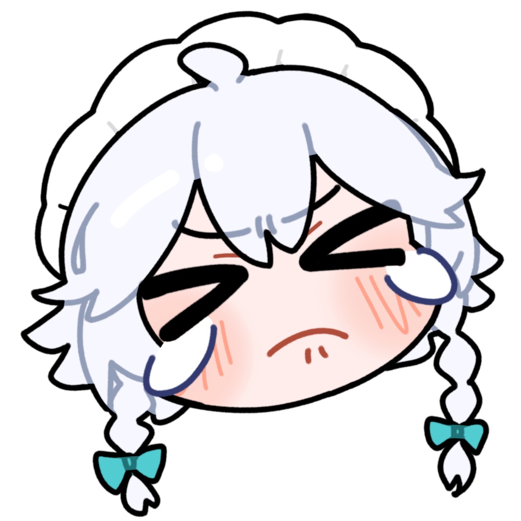 泣き叫ぶ十六夜咲夜_GIF_立ち絵