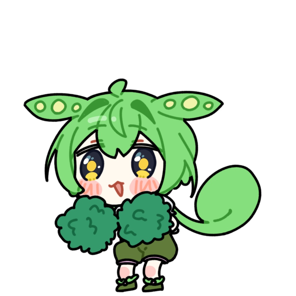 チアガールずんだもん_GIF_立ち絵_応援