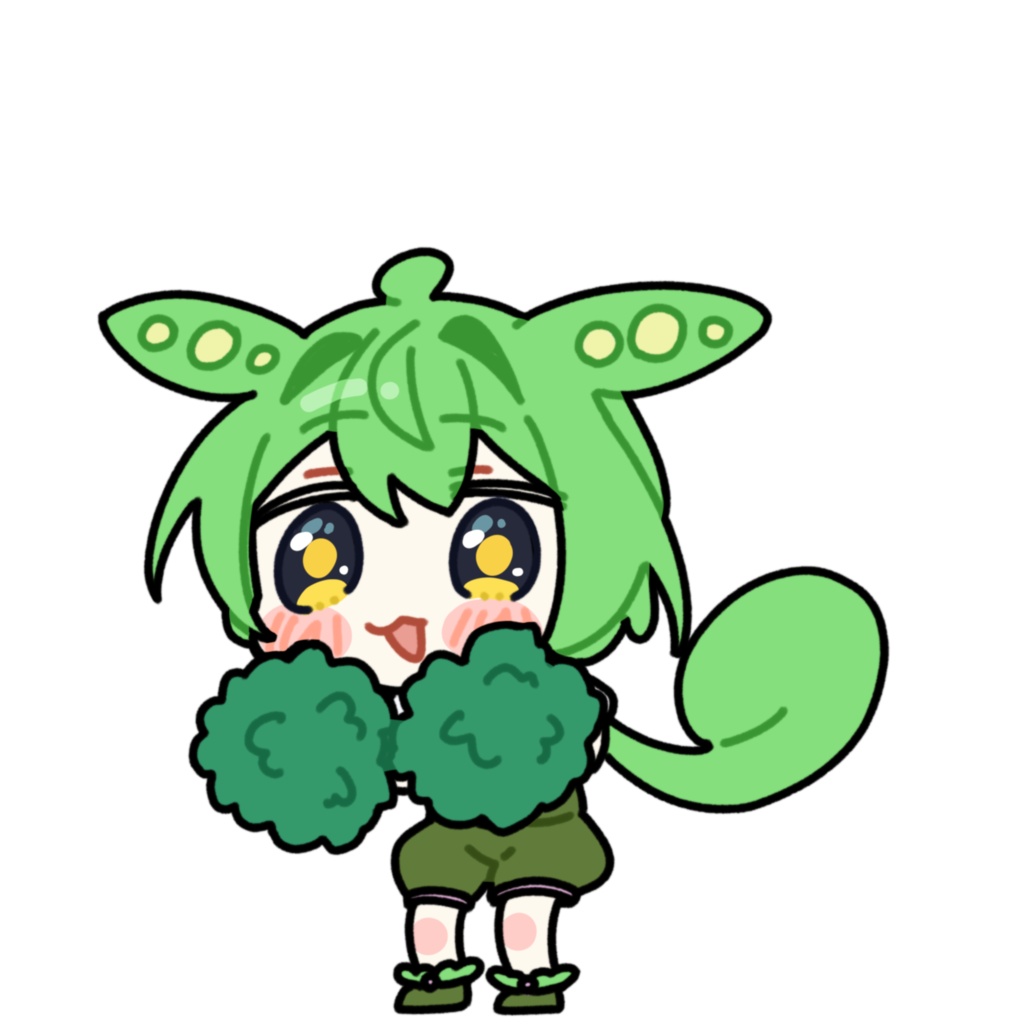チアガールずんだもん_GIF_立ち絵_応援