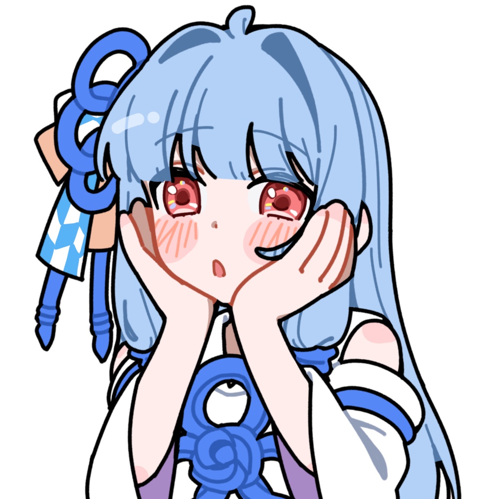のんびりしている琴葉葵_GIF_立ち絵
