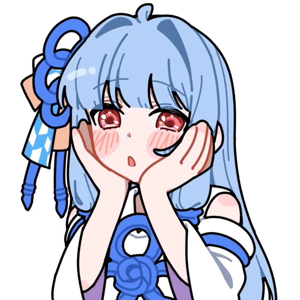 のんびりしている琴葉葵_GIF_立ち絵
