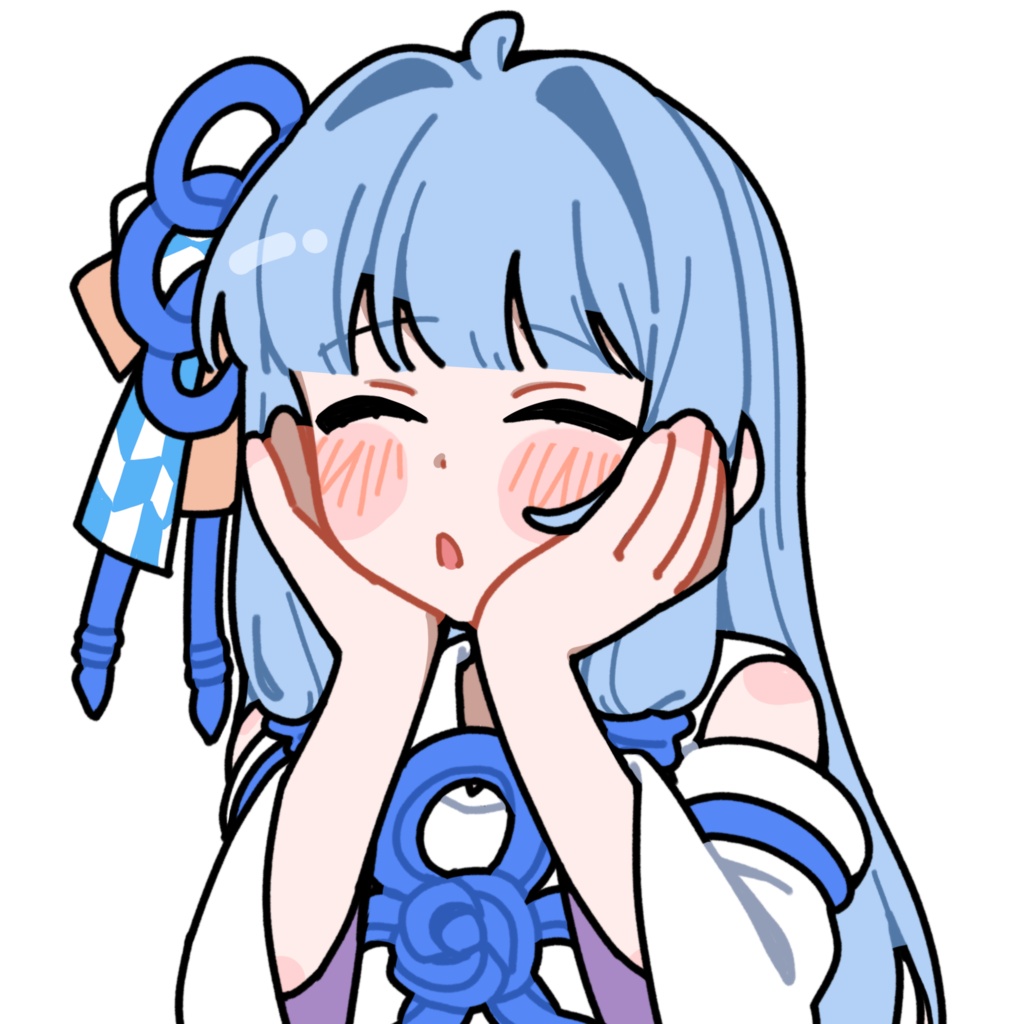 のんびりしている琴葉葵_GIF_立ち絵