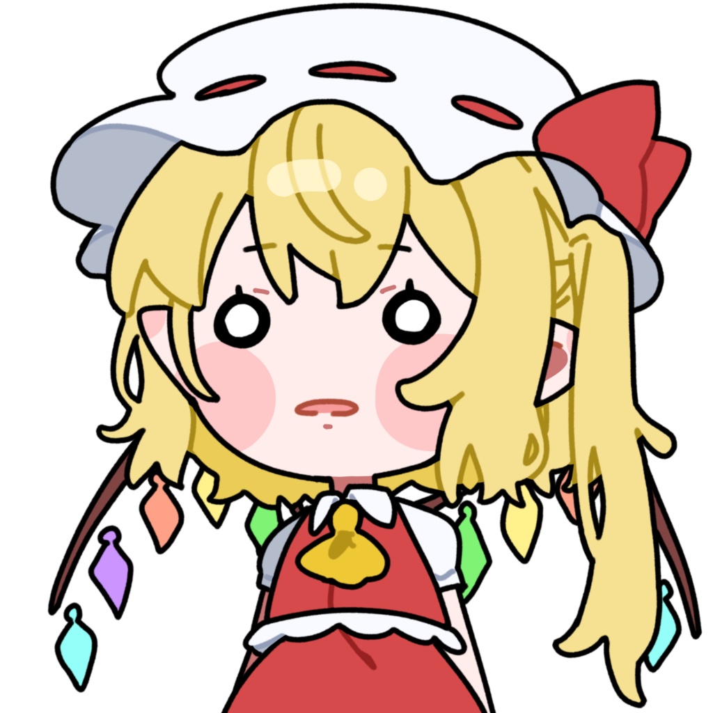 ポケーとしているフラン_立ち絵_GIF_無料配布