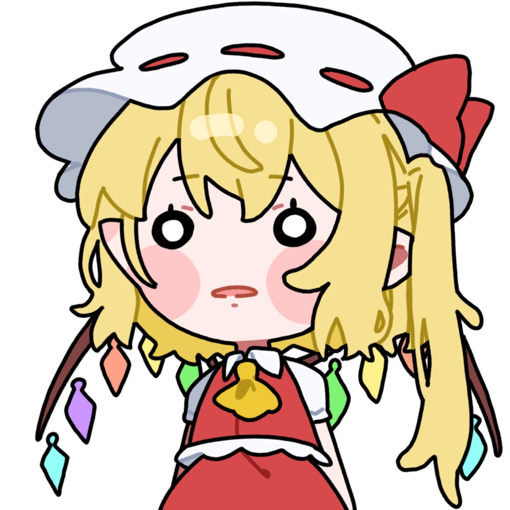 ポケーとしているフラン_立ち絵_GIF_無料配布