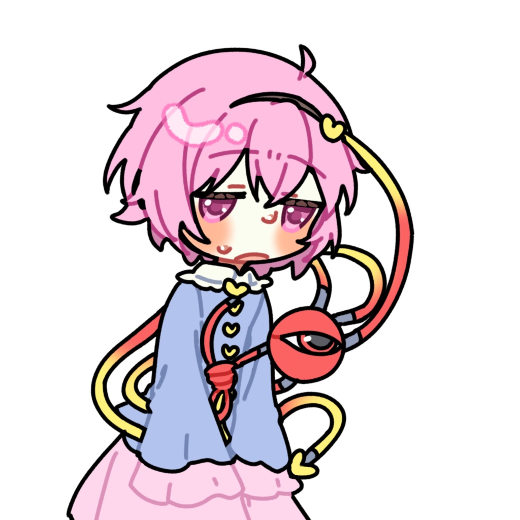 とりあえず謝る古明地さとり_GIF_PNG_立ち絵