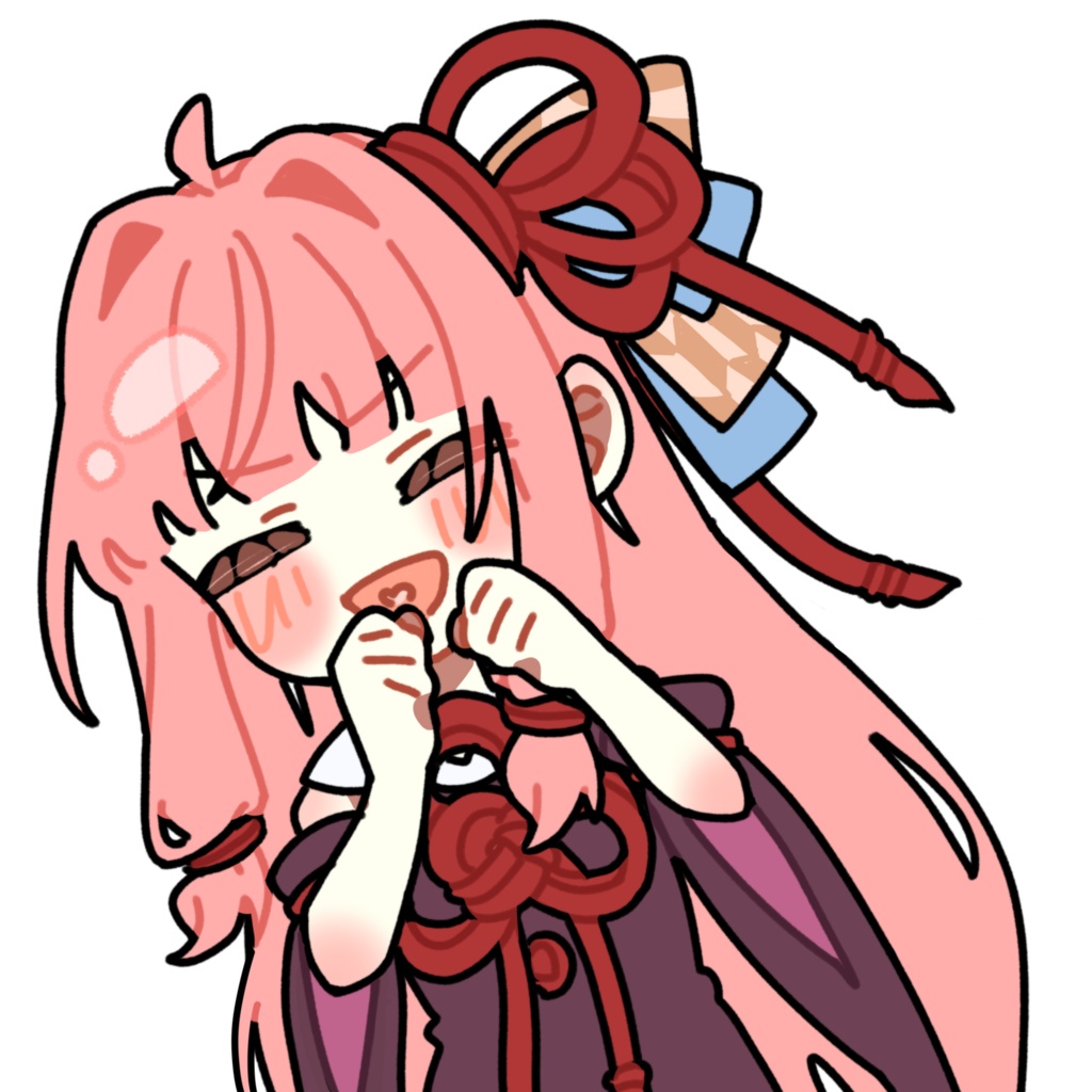 笑う琴葉茜_GIF_立ち絵