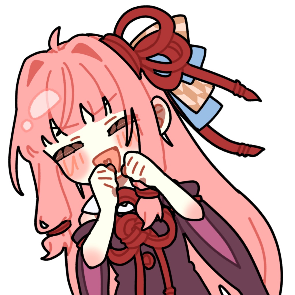 笑う琴葉茜_GIF_立ち絵