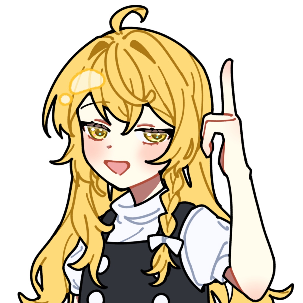 煽る魔理沙_GIF_立ち絵_PNG