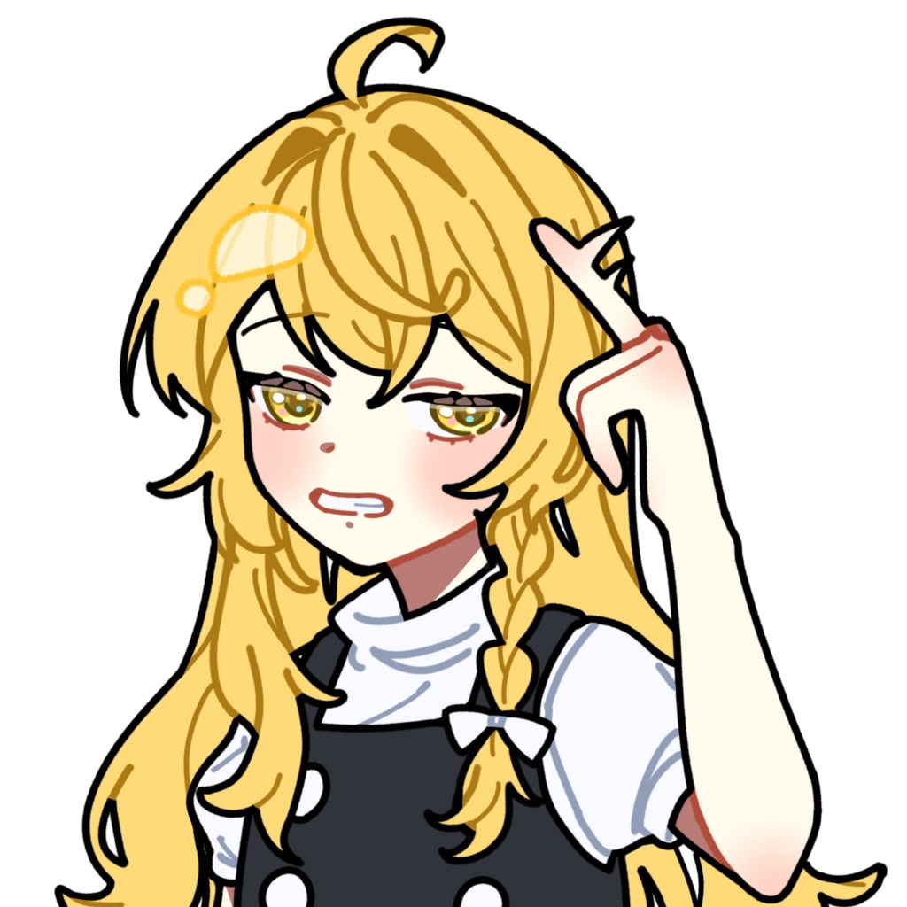 煽る魔理沙_GIF_立ち絵_PNG