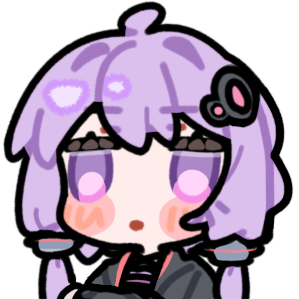 ゲームをするミニ結月ゆかり_GIF_立ち絵