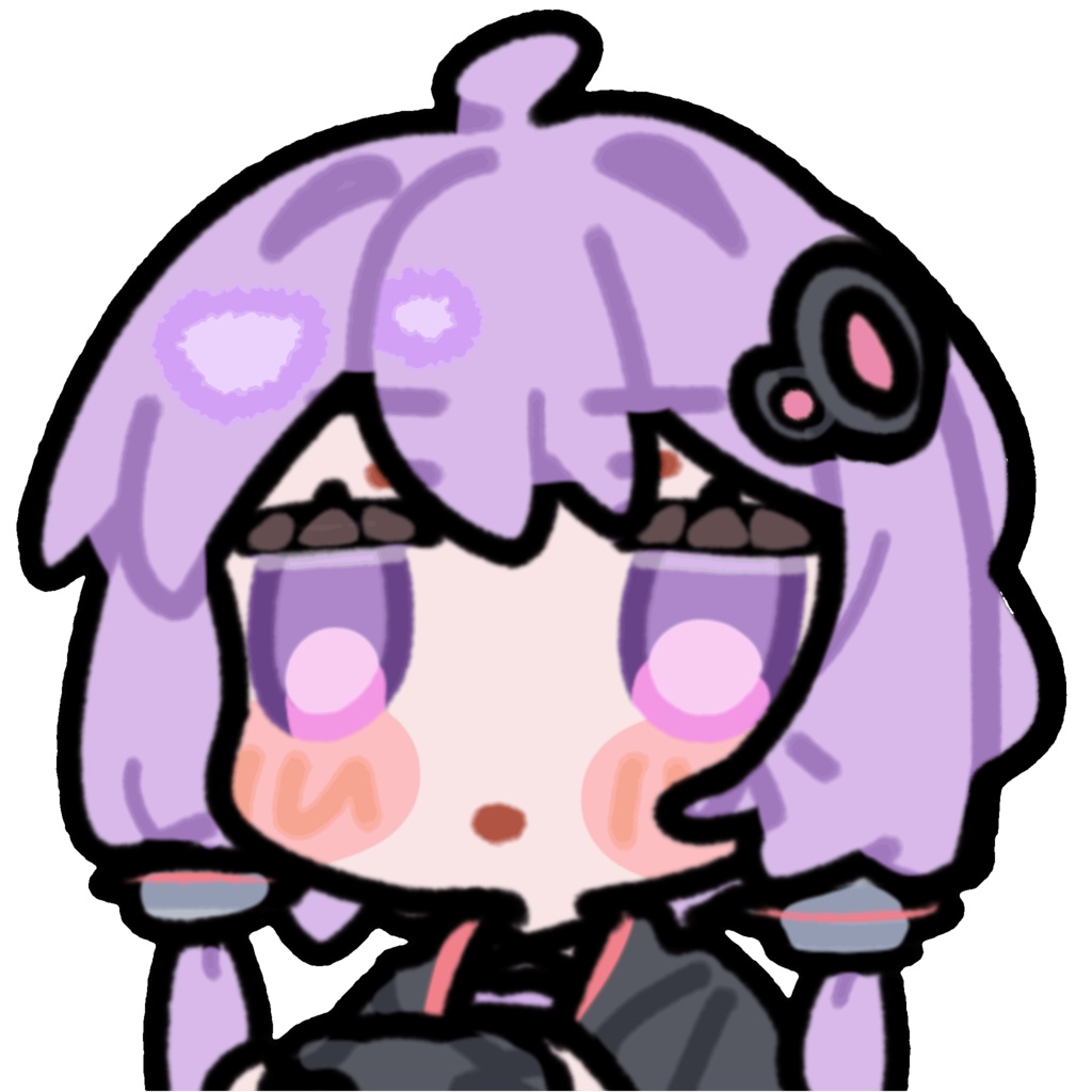 ゲームをするミニ結月ゆかり_GIF_立ち絵