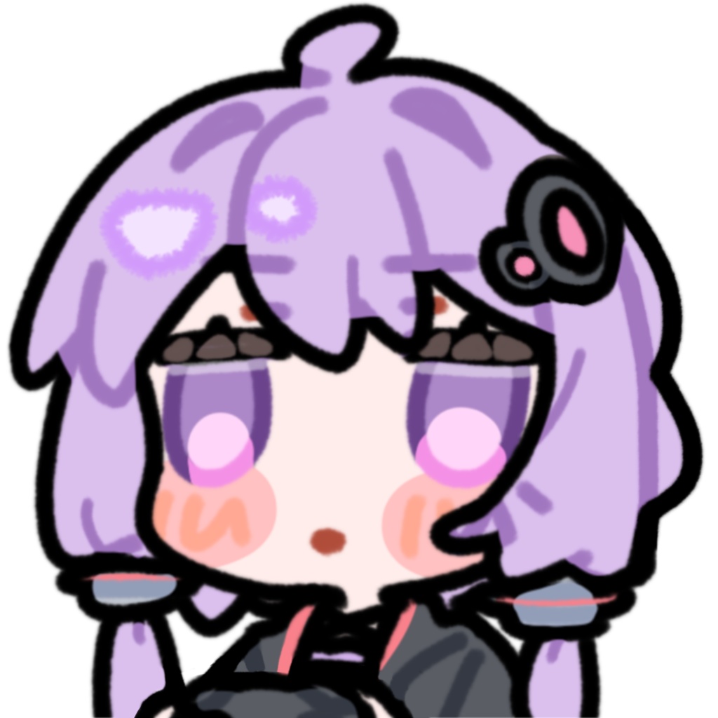 ゲームをするミニ結月ゆかり_GIF_立ち絵