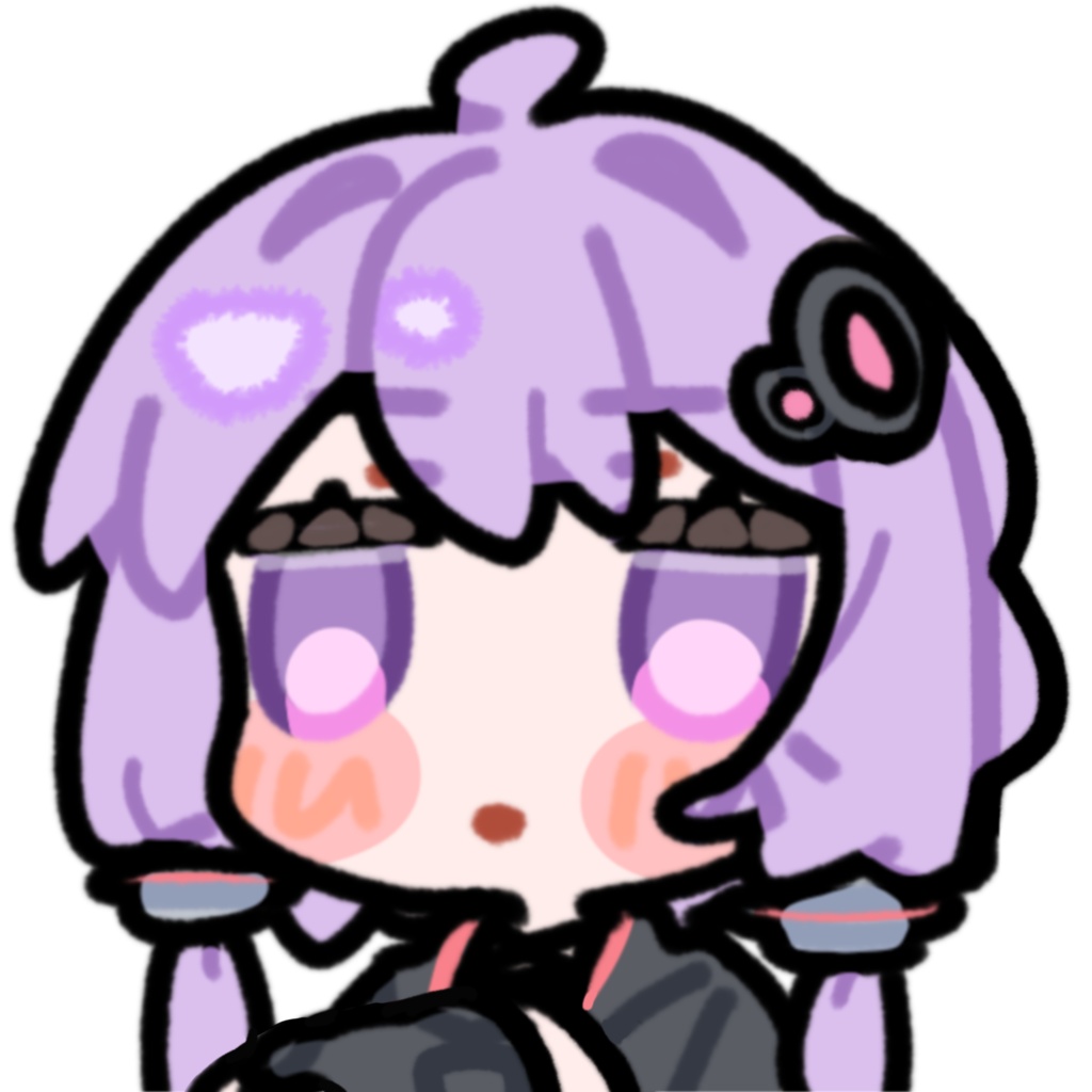 ゲームをするミニ結月ゆかり_GIF_立ち絵