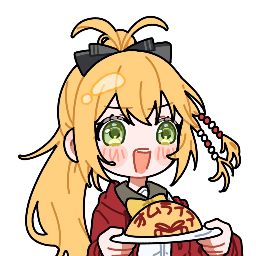 オムライスを作る弦巻マキ_GIF_立ち絵_アニメーション_無料配布