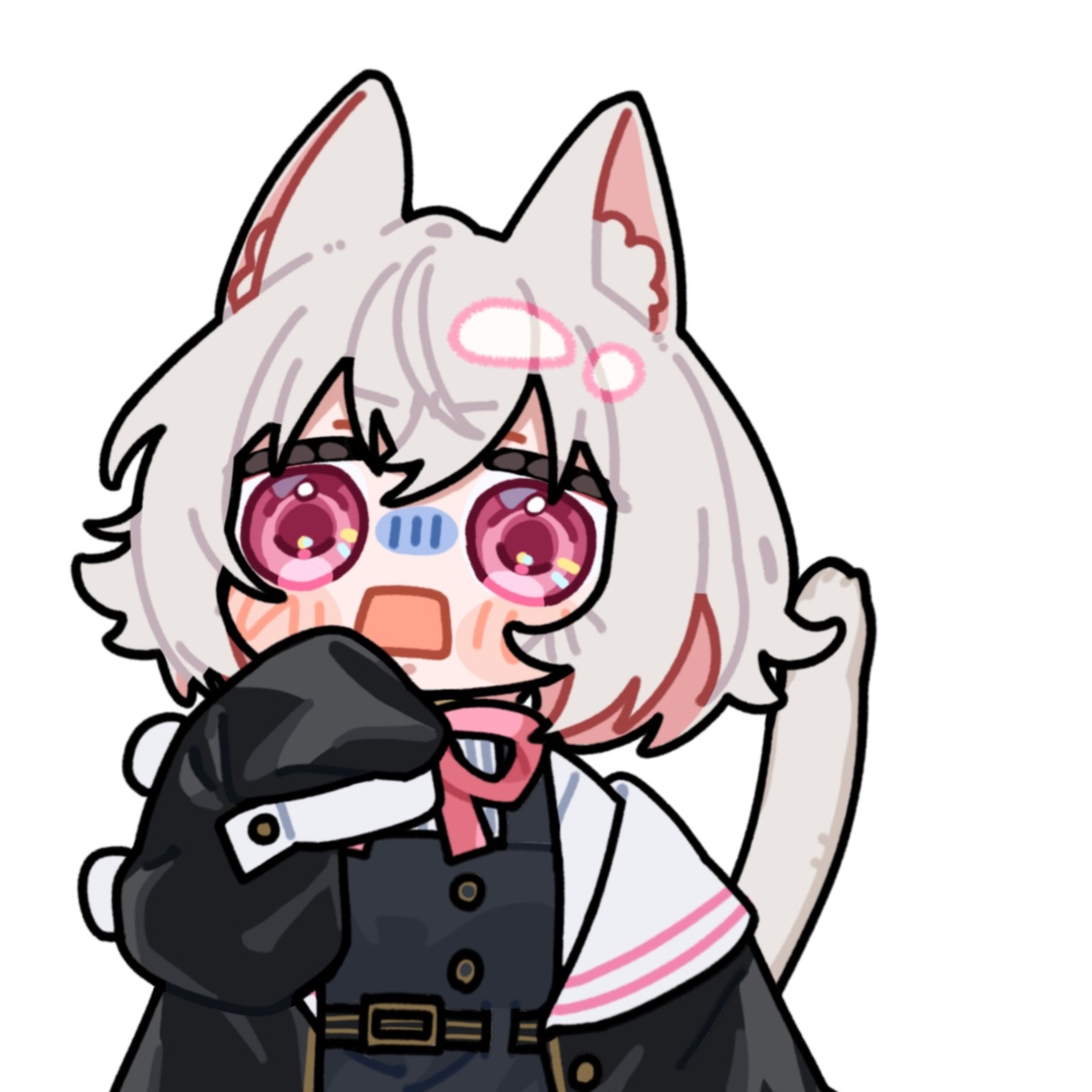 驚く小夜_立ち絵_無料配布_GIF_PNG