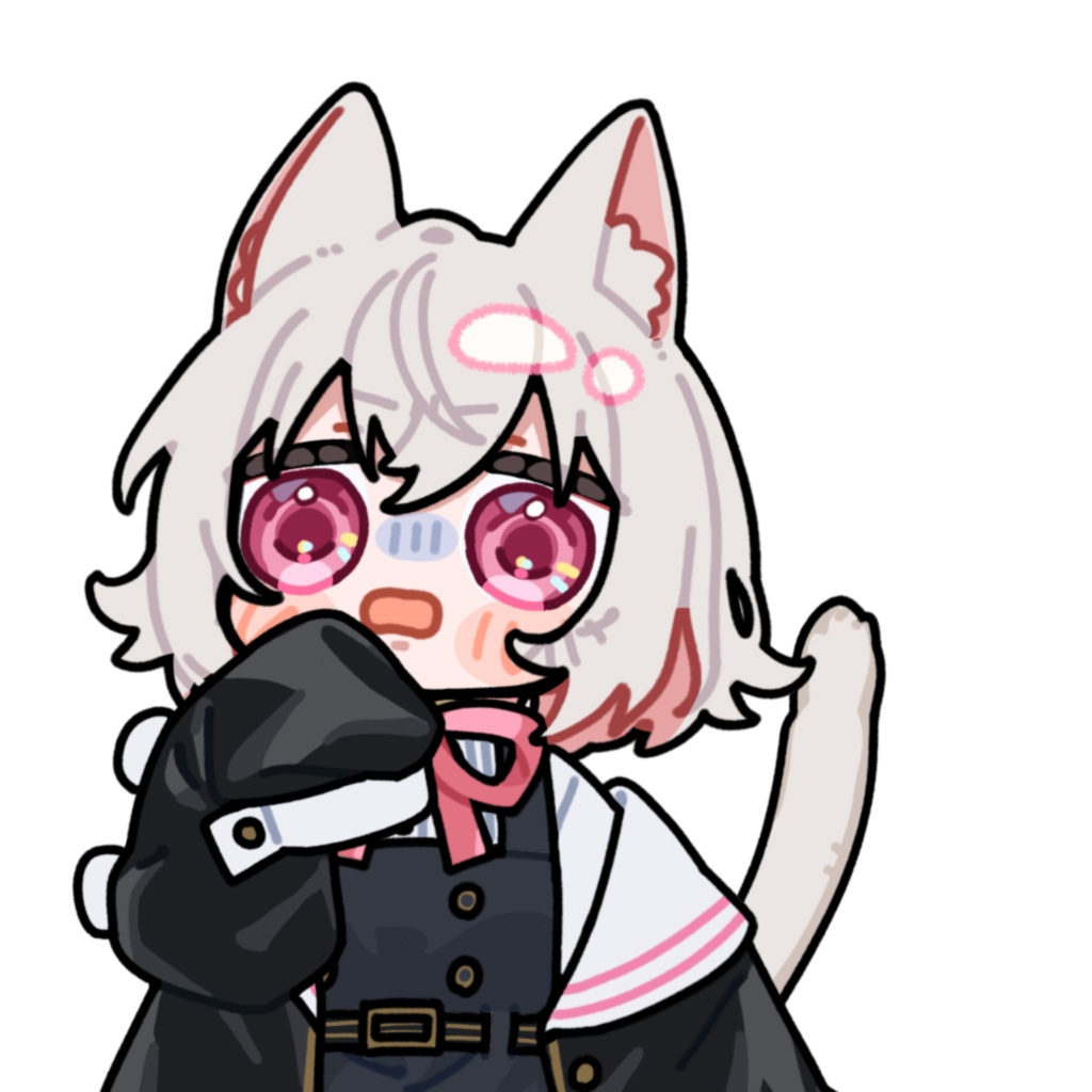 驚く小夜_立ち絵_無料配布_GIF_PNG