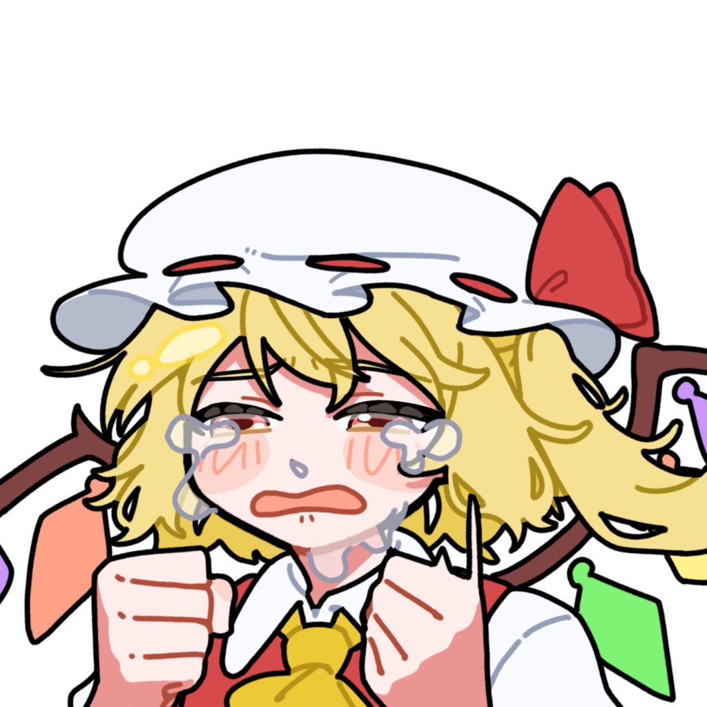 ギャン泣きフラン_立ち絵_GIF_アニメーション_PNG