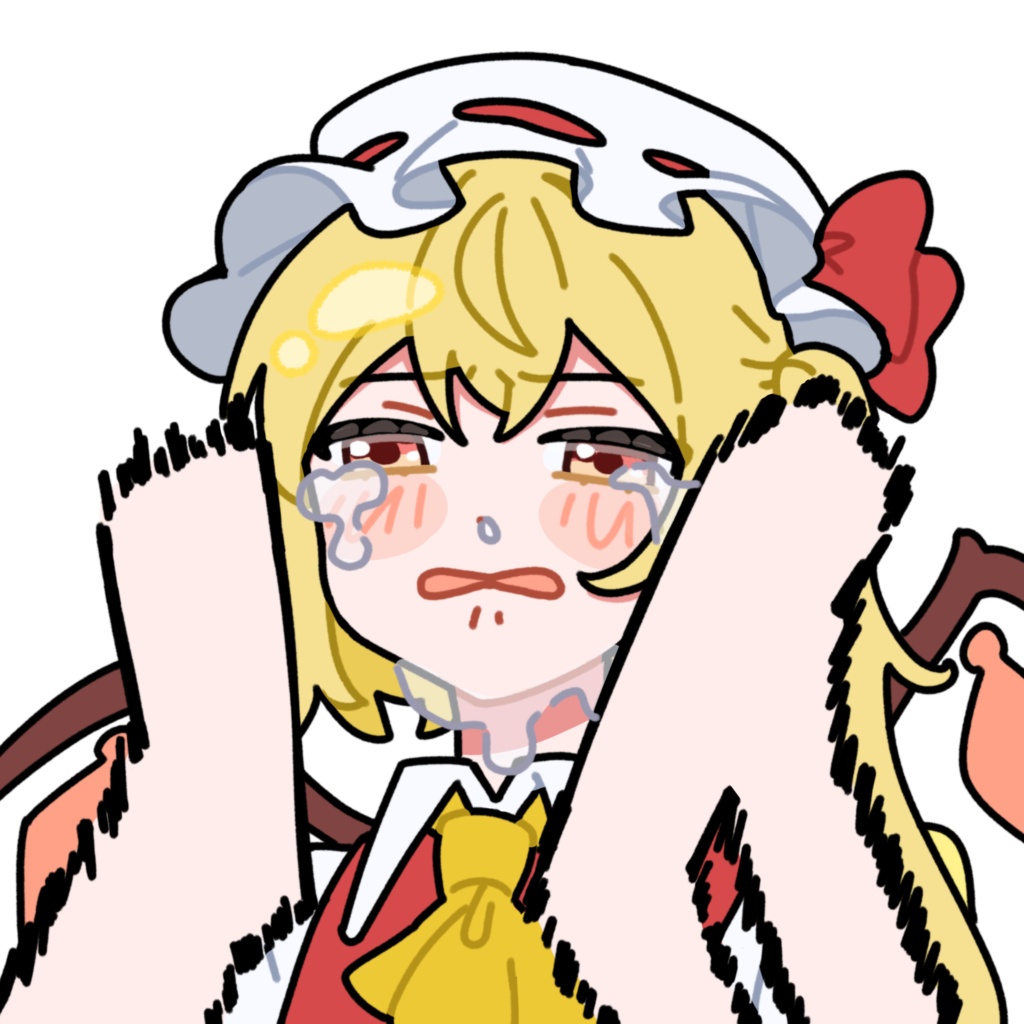 ギャン泣きフラン_立ち絵_GIF_アニメーション_PNG