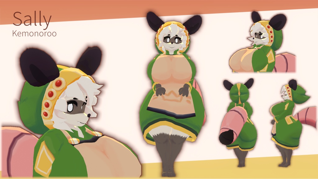 Sally Shopkeeper - VRChat 3D Avatar