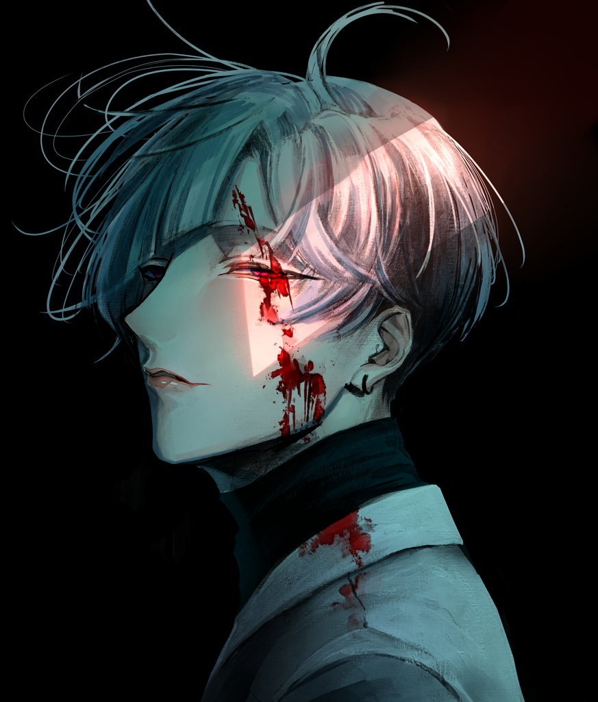 F10キャンバスイラスト(カラー) と漫画