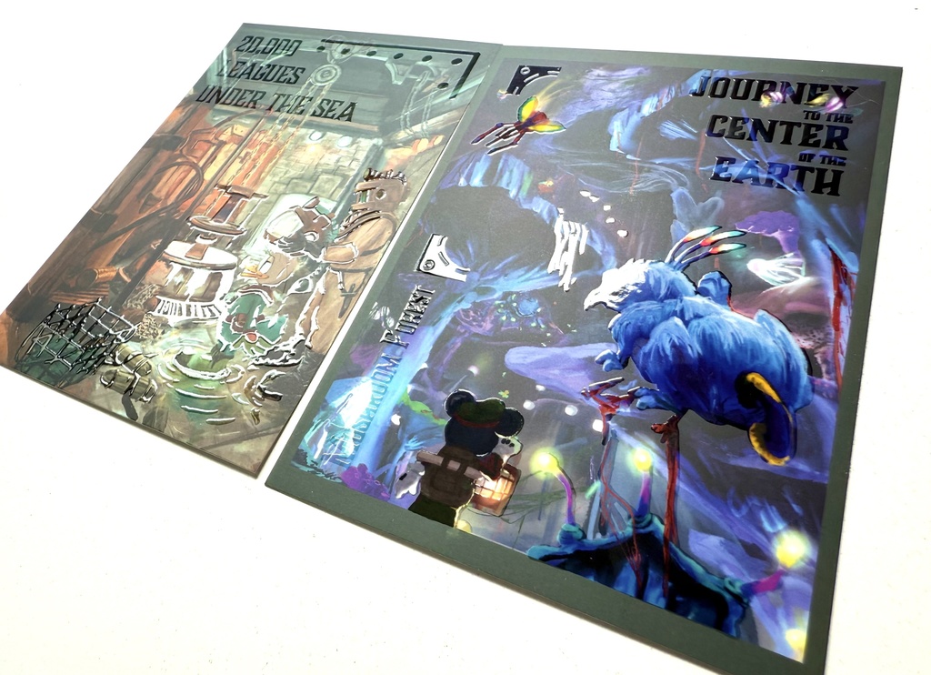 ニス盛りツヤツヤポストカード