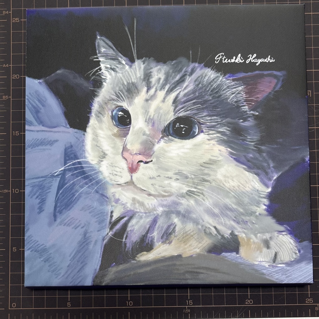 ピネちゃんキャンバス画