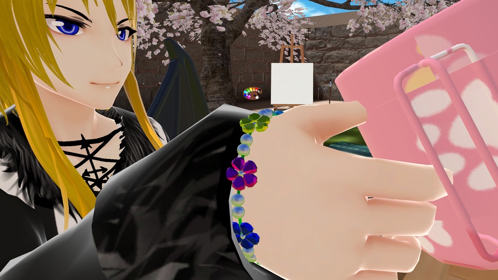 【VRChat】女児キラキラブレスレット【PB対応】