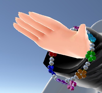 【VRChat】女児キラキラブレスレット【PB対応】