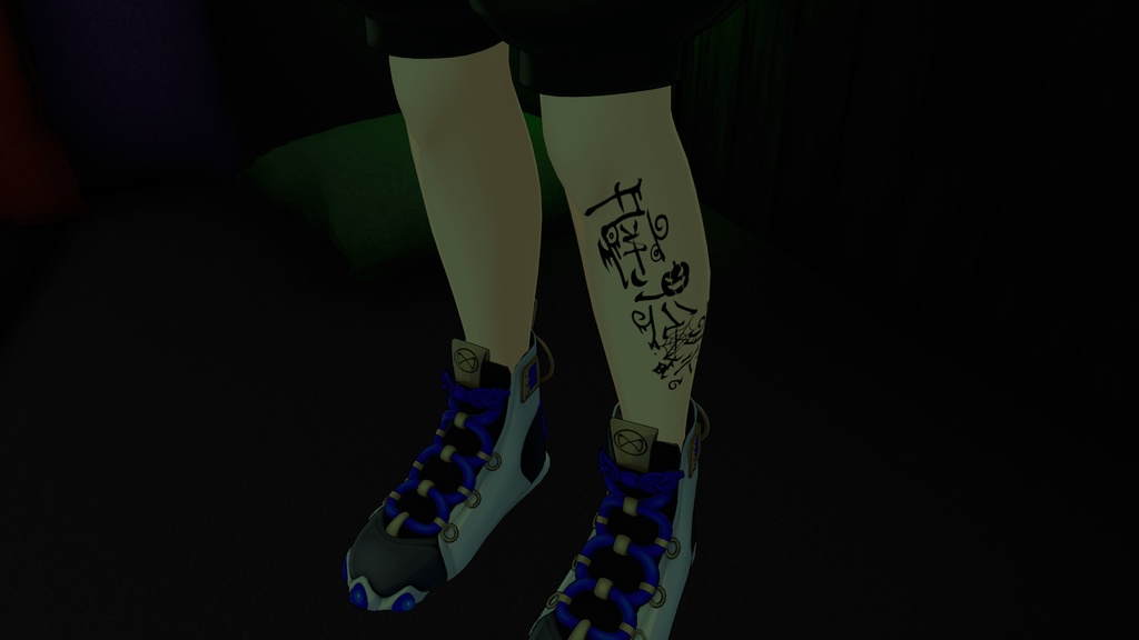 【VRChat対応】南瓜祭タトゥー2種