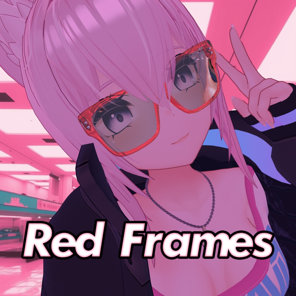 MemoMii Clothing 『Red Frames and Machine Goggles』Glasses