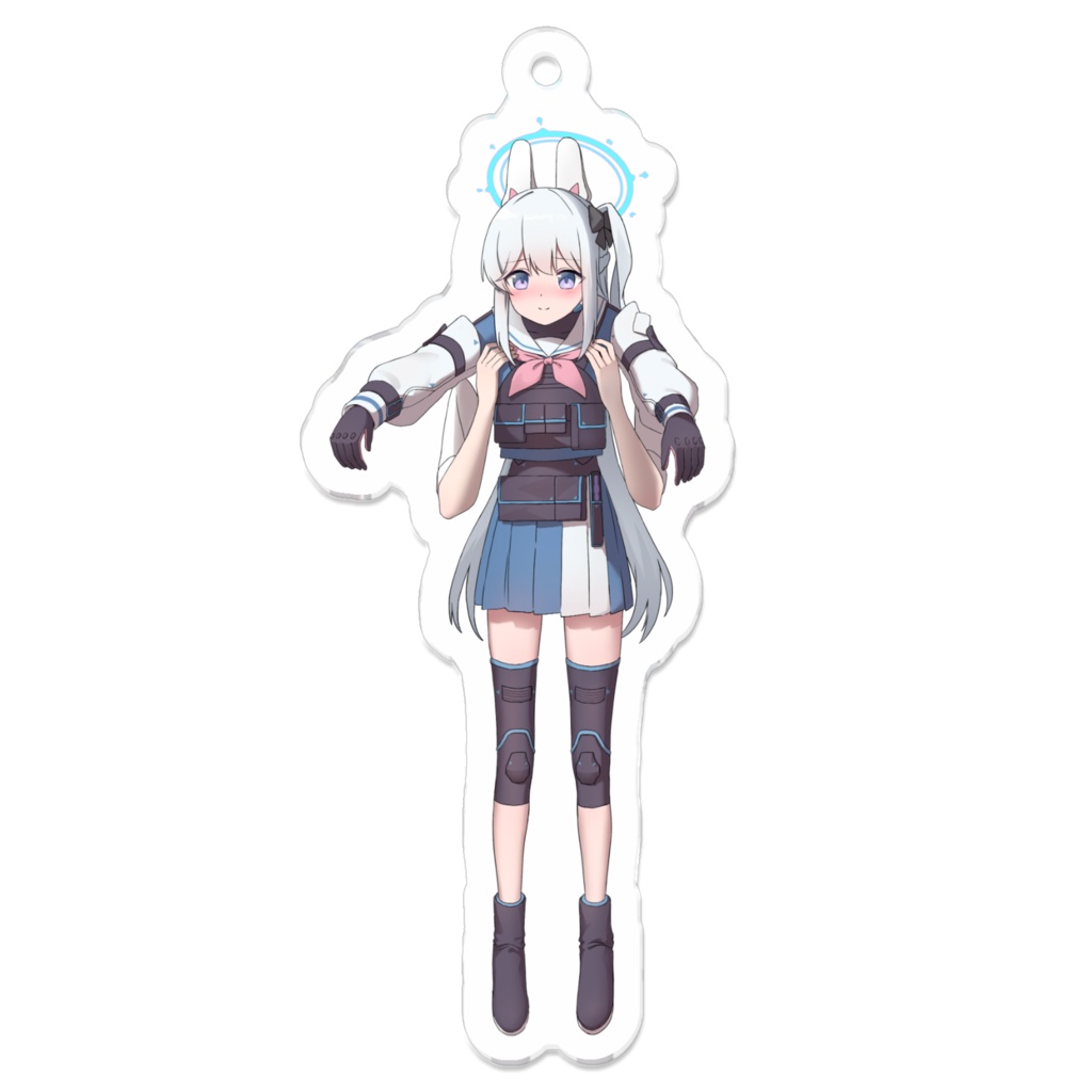 伸びるミヤコ アクリルキーホルダー