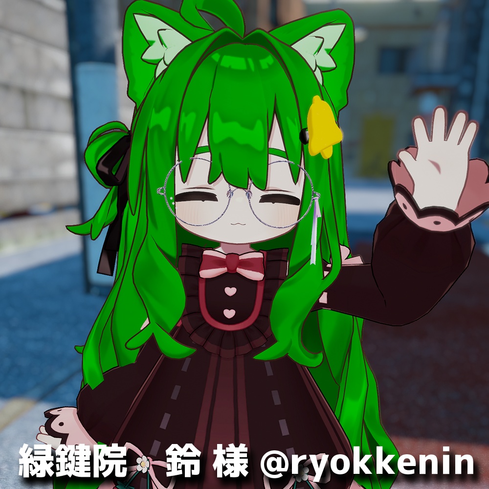 【MA対応】絵文字風ヘアピン【VRchat】