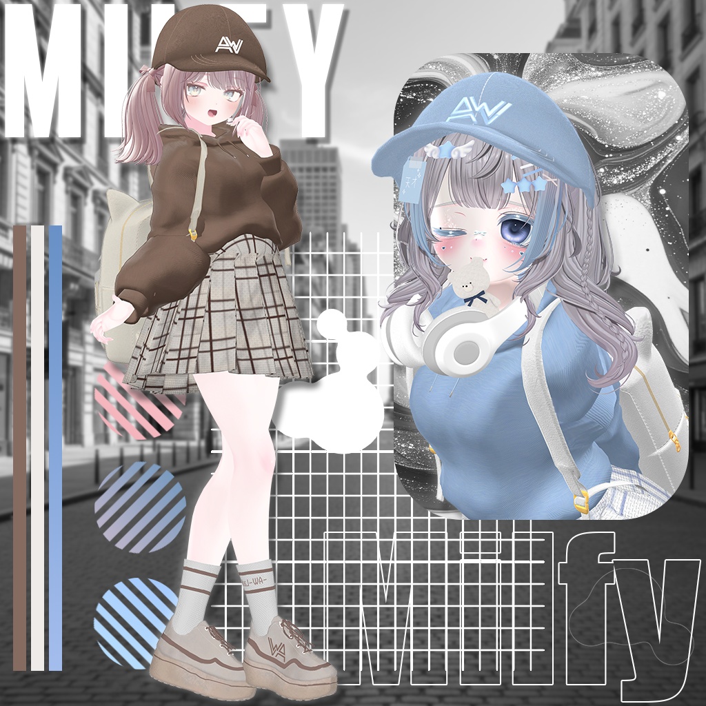 【15アバター対応】🌃Street Line Laxity🛋️