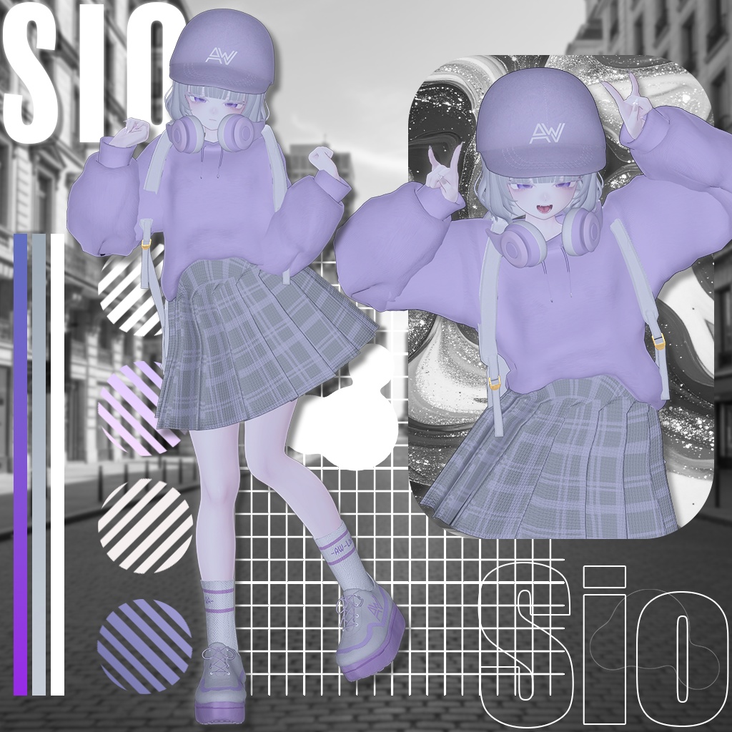 【15アバター対応】🌃Street Line Laxity🛋️