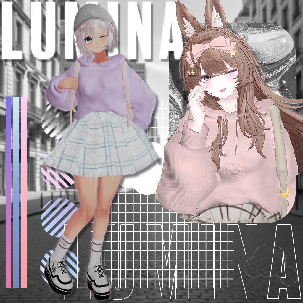 【15アバター対応】🌃Street Line Laxity🛋️