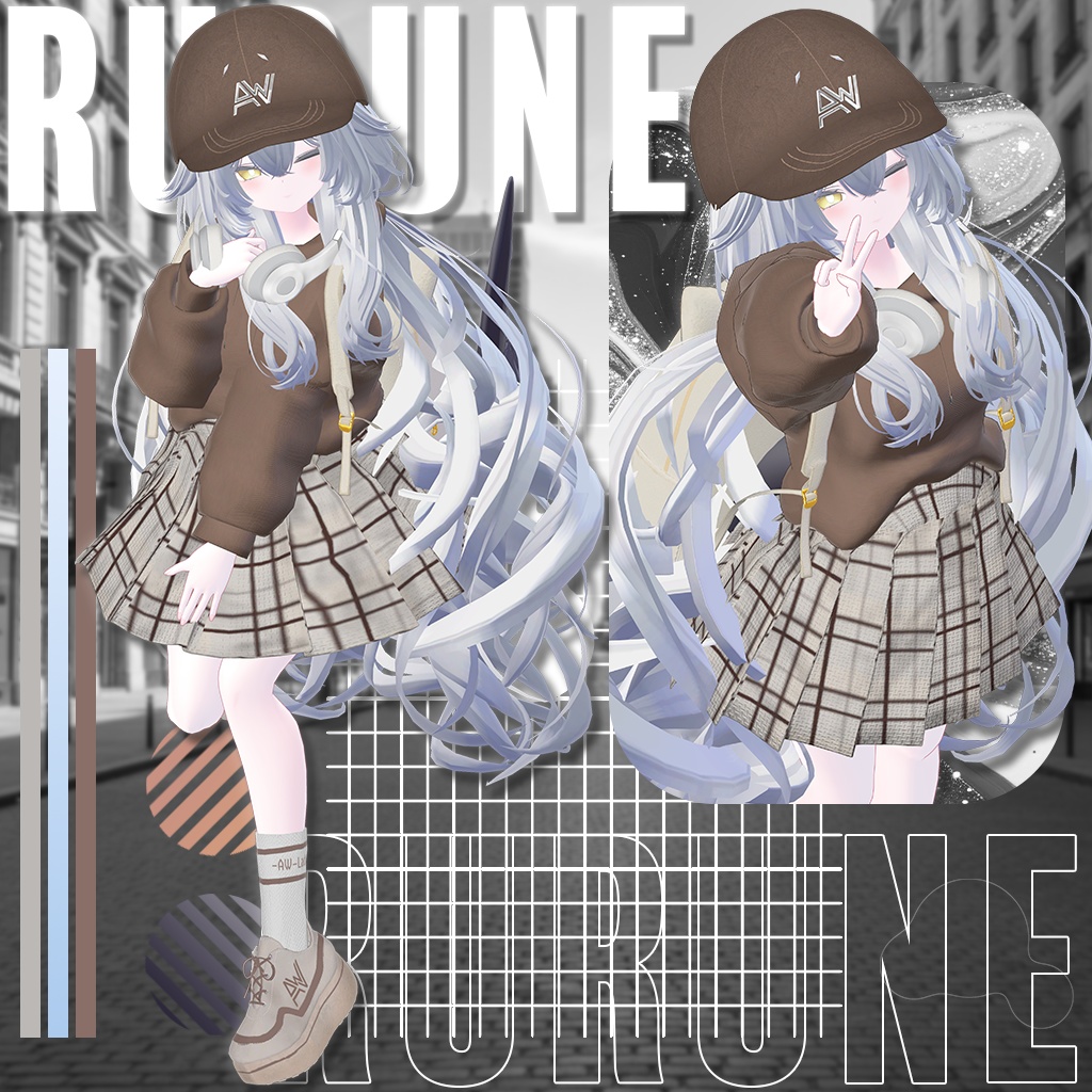 【15アバター対応】🌃Street Line Laxity🛋️