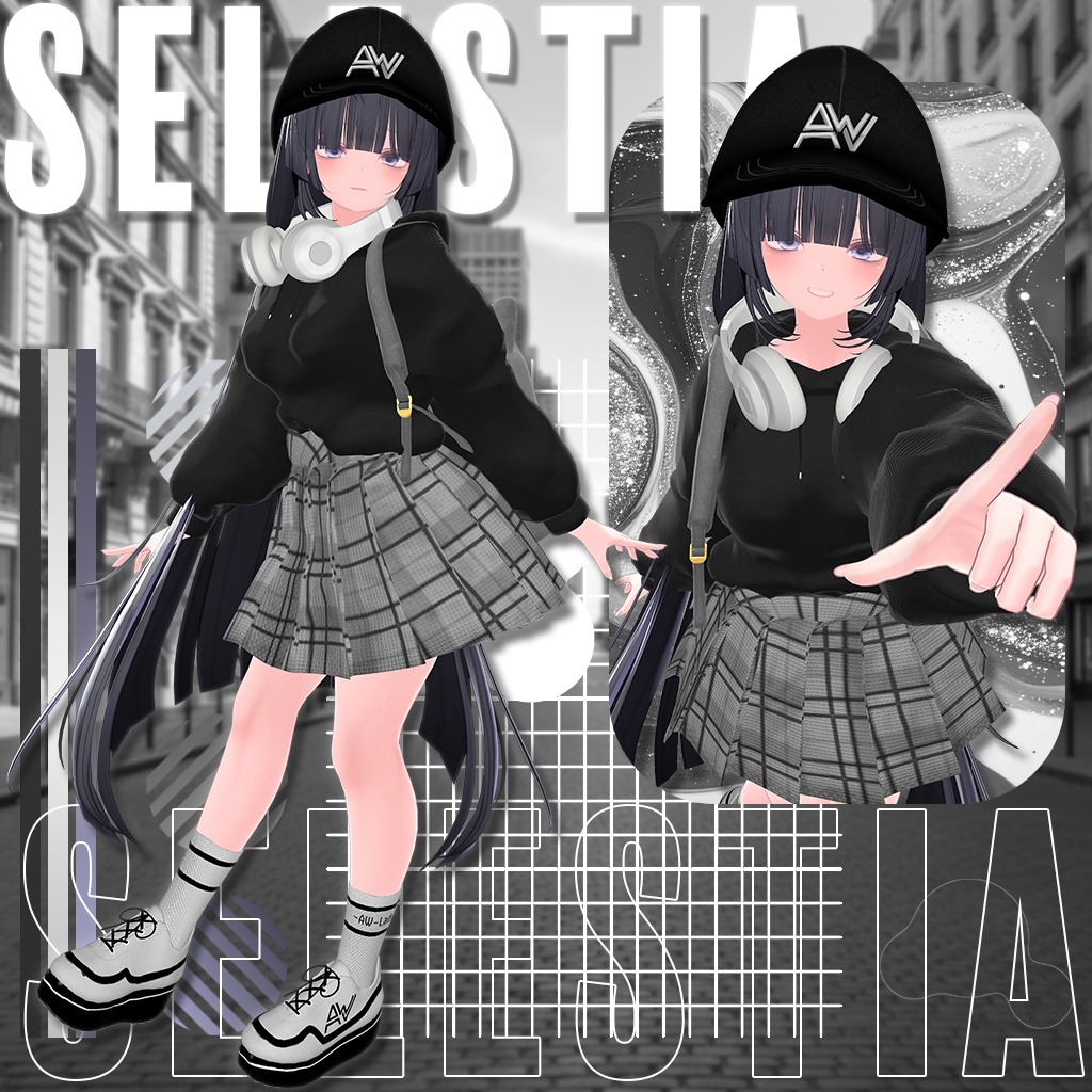 【15アバター対応】🌃Street Line Laxity🛋️