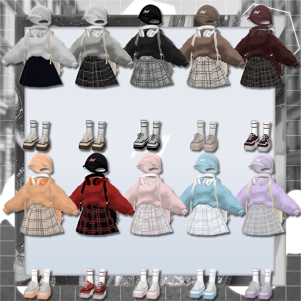 【15アバター対応】🌃Street Line Laxity🛋️