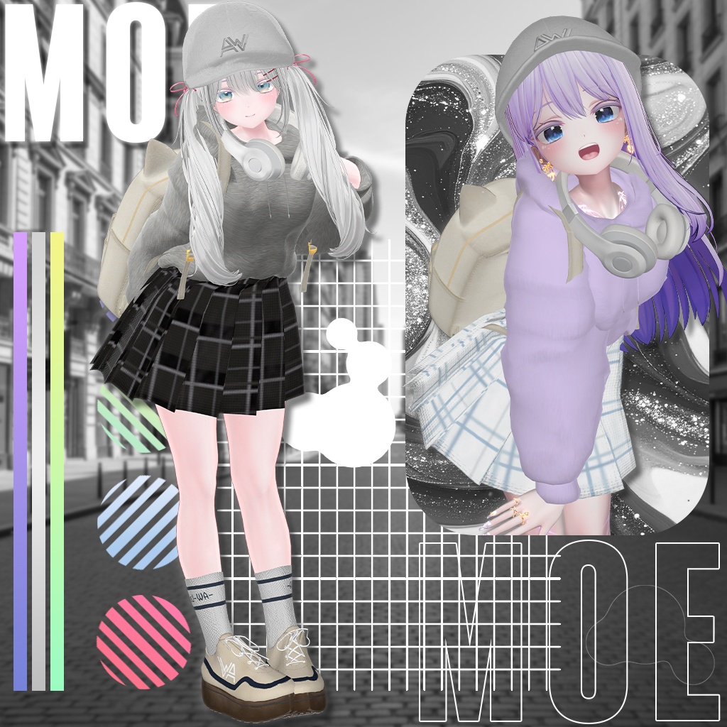 【15アバター対応】🌃Street Line Laxity🛋️