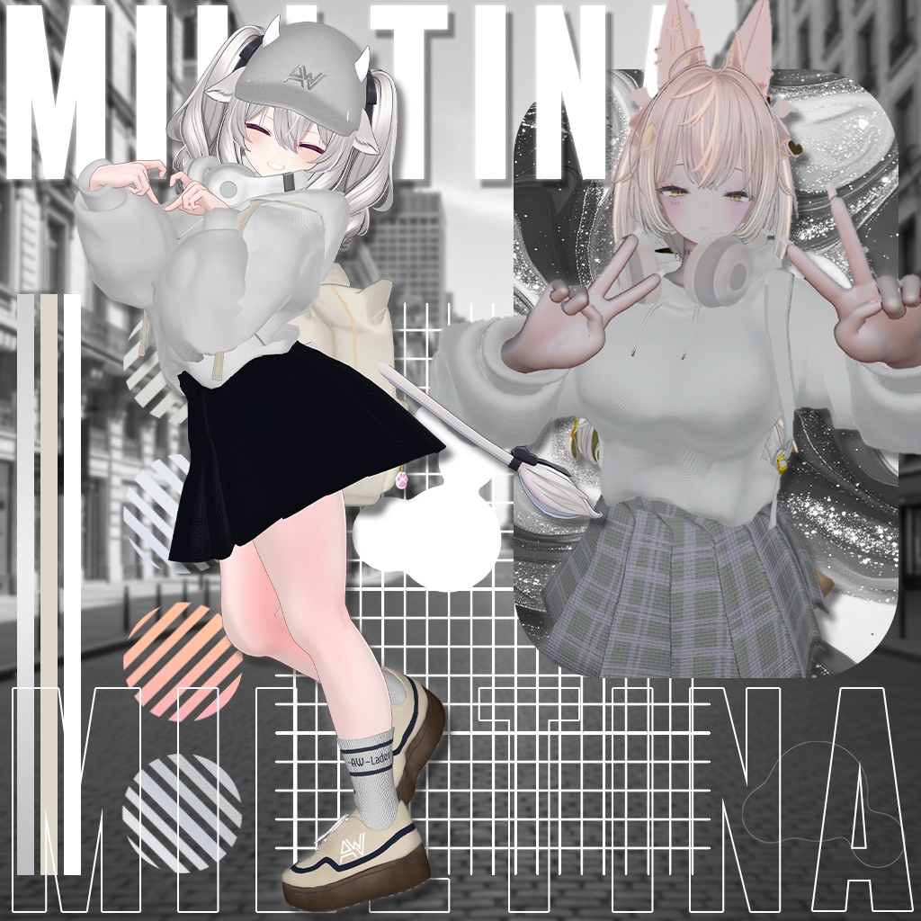 【15アバター対応】🌃Street Line Laxity🛋️