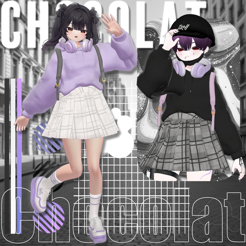 【15アバター対応】🌃Street Line Laxity🛋️