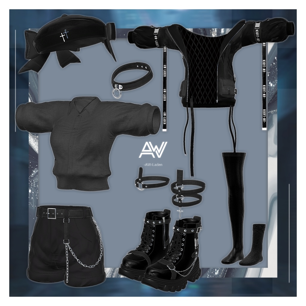 ⟡.·*.発売記念SALE⟡.·*.【21アバター対応】🖤Nocturne Velvet⛓️