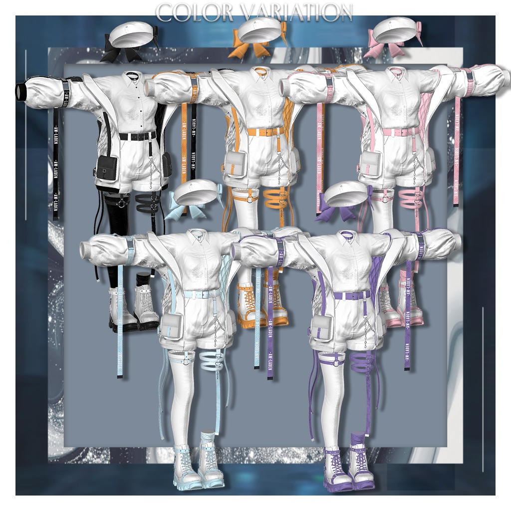 ⟡.·*.発売記念SALE⟡.·*.【21アバター対応】🖤Nocturne Velvet⛓️