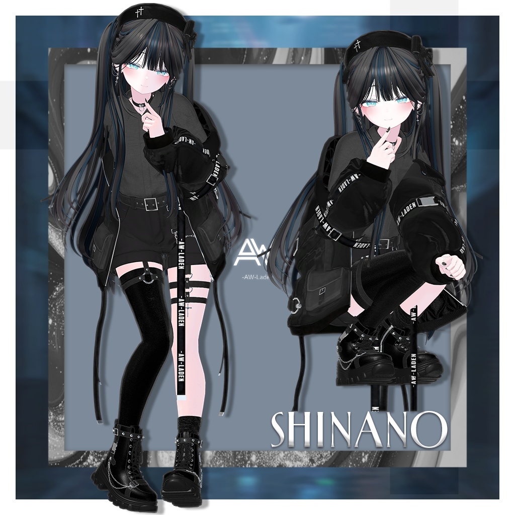 ⟡.·*.発売記念SALE⟡.·*.【21アバター対応】🖤Nocturne Velvet⛓️